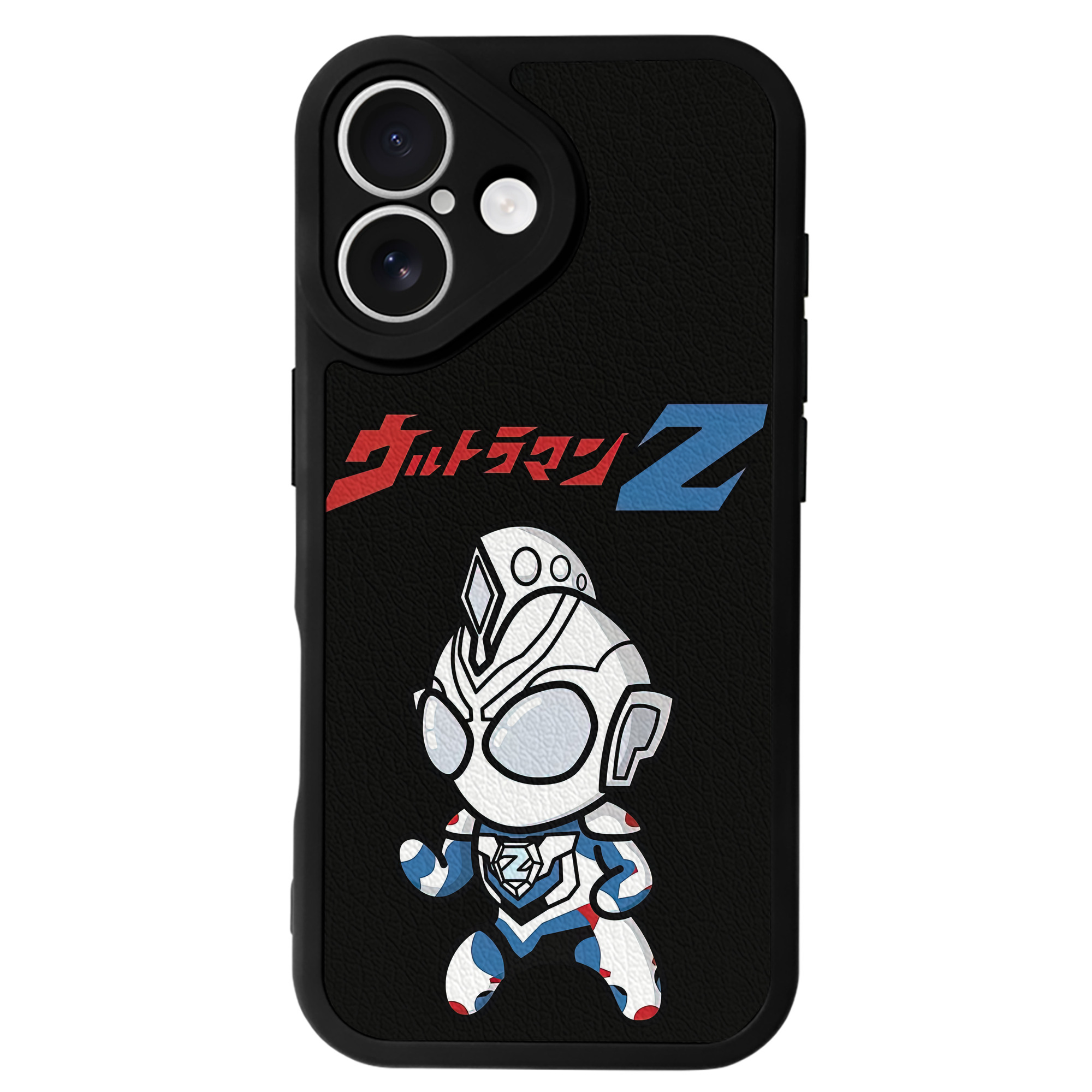 （画像用） ウルトラマン Ultraman 【iPhone 16シリーズ対応】シリコンスマホケース（レザー調） 材質：シリコン